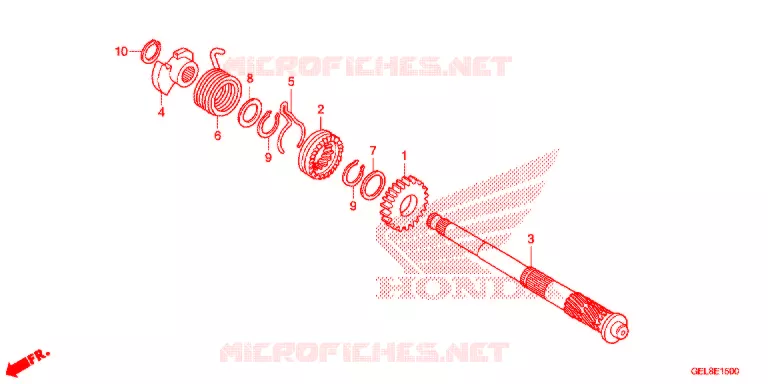 KICKSTARTER SPIL Honda MOTO 50 CRF 2013  CRF50FD