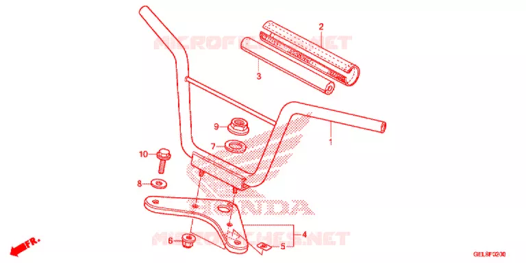 HENDEL PIJP/BOVENSTE BRUG (2) Honda MOTO 50 CRF 2014  CRF50FE