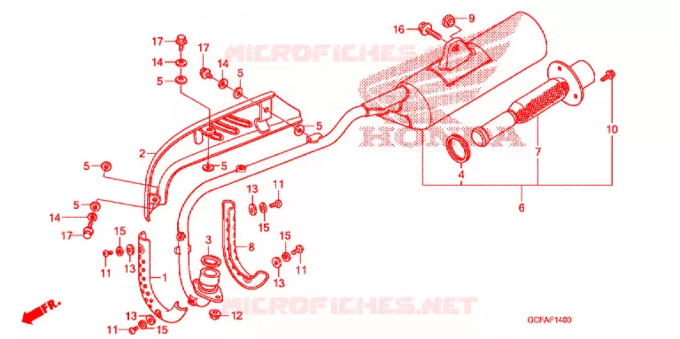 UITLAATDEMPER(2) Honda MOTO 70 CRF 2010  CRF70F9