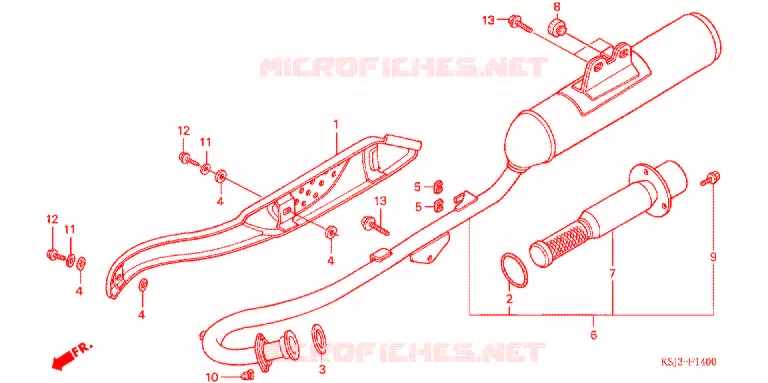 UITLAATDEMPER(2) Honda MOTO 80 CRF 2006  CRF80F6