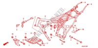 FRAME CHASSIS voor Honda CRF 80 2009