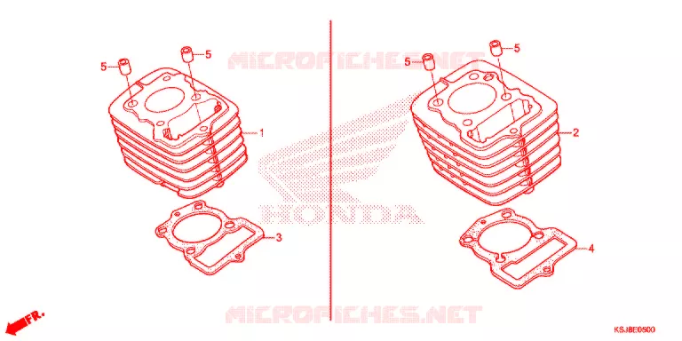 CILINDER Honda MOTO 80 CRF 2012  CRF80FC