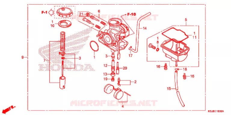 KICKSTARTER SPIL Honda MOTO 80 CRF 2012  CRF80FC