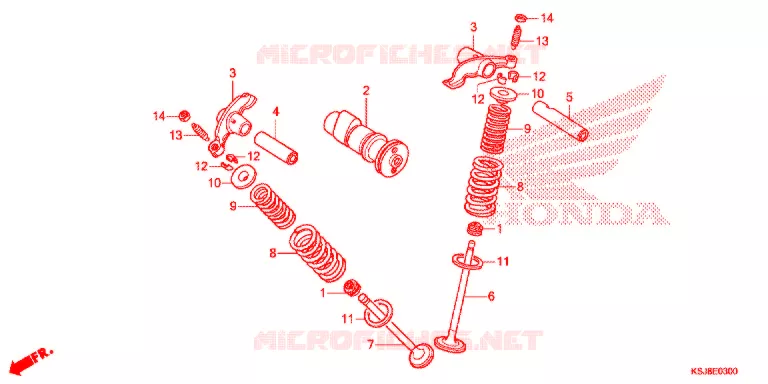 NOKKENAS/KLEP Honda MOTO 80 CRF 2013  CRF80FD