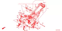 FRAME CHASSIS voor Honda CBR 650 F ABS 2017