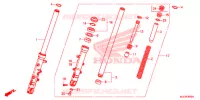 VOORSPATBORD voor Honda CBR 650 F ABS 2017