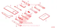 GEREEDSCHAP/ACCUVAK voor Honda CBR 650 F ABS BLACK 2017