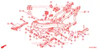 FRAME CHASSIS voor Honda GL 1800 GOLD WING STD 2017
