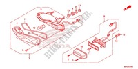 ACHTERLICHT/KENTEKEN LICHT voor Honda CB 125 F 2020