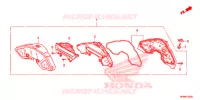COMBINATIEMETER voor Honda CB 1000 R ABS RED 2014