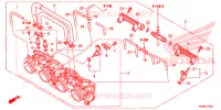 GAS HUIS voor Honda CB 1000 R ABS RED 2014
