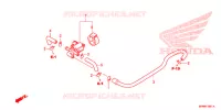 LUCHT INJECTIE BEDIENING KLEP voor Honda CB 1000 R ABS RED 2014