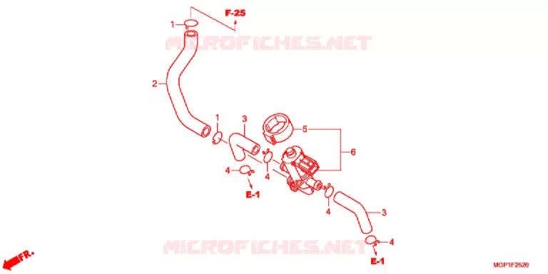 LUCHT INJECTIE BEDIENING KLEP Honda MOTO 1000 CBR 2012  CBR1000RRC