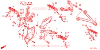 OPSTAP/KICKARM/ WISSEL PEDAAL voor Honda CBR 1000 RR SP ABS 2016