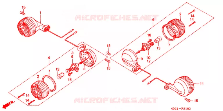KNIPPERLICHT(2) Honda MOTO 125 CD 2002  CD125T1