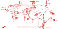 BRANDSTOF TANK voor Honda MAGNA 50 2003