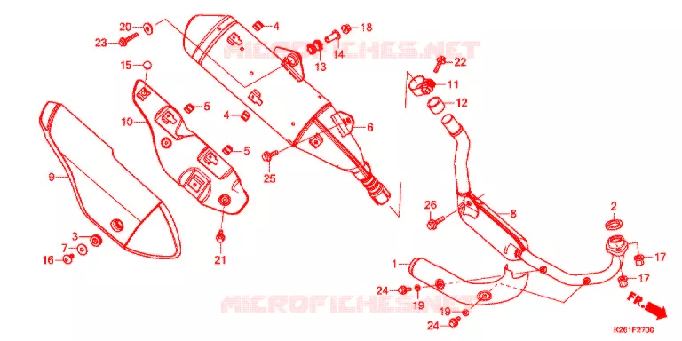 UITLAATDEMPER(2) Honda MOTO 125 MSX 2013  MSX125D