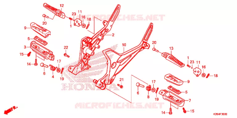 OPSTAP/KICKARM/ WISSEL PEDAAL Honda MOTO 125 GROM 2014  MSX125E_A
