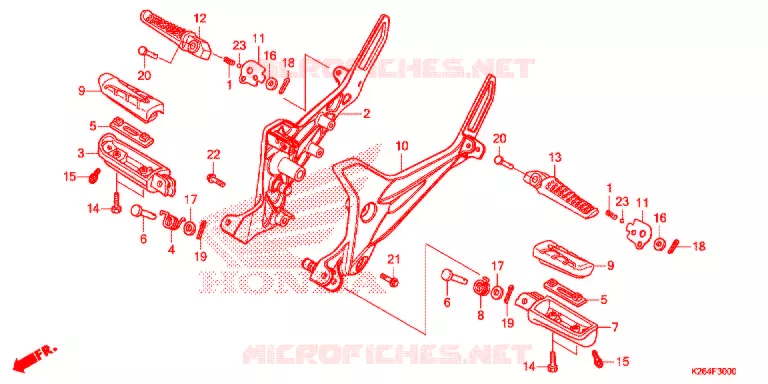 OPSTAP/KICKARM/ WISSEL PEDAAL Honda MOTO 125 GROM 2015  MSX125F_A