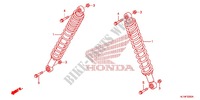 ACHTER KUSSEN(2) voor Honda BIG RED 700 CAMO 2009