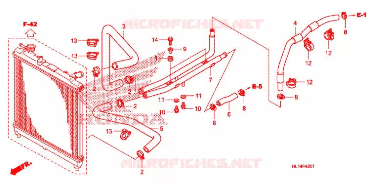 WATERSLANG Honda ATV 700 BIG-RED 2012  MUV700C