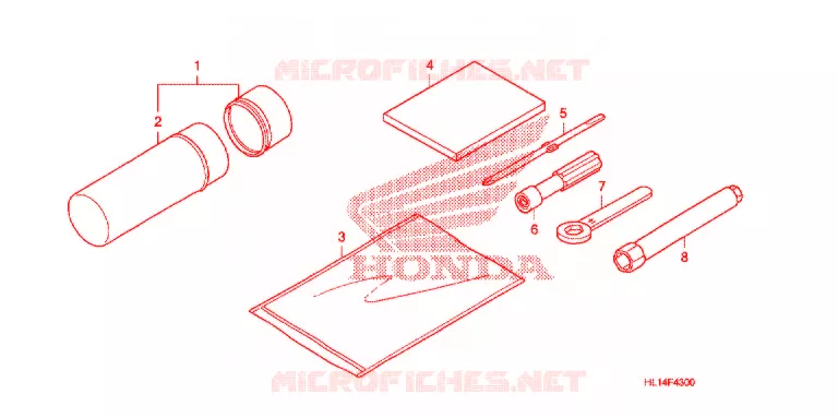 GEREEDSCHAP/ACCUVAK Honda ATV 700 BIG-RED 2013  MUV700D