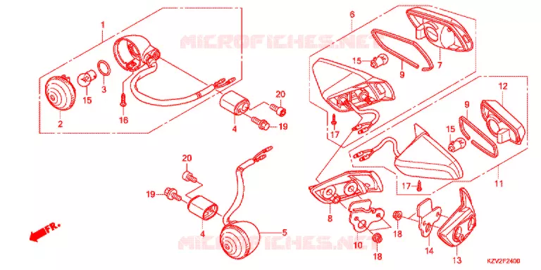 KNIPPERLICHT(2) Honda MOTO 110 CUB 2012  NBC110BNC