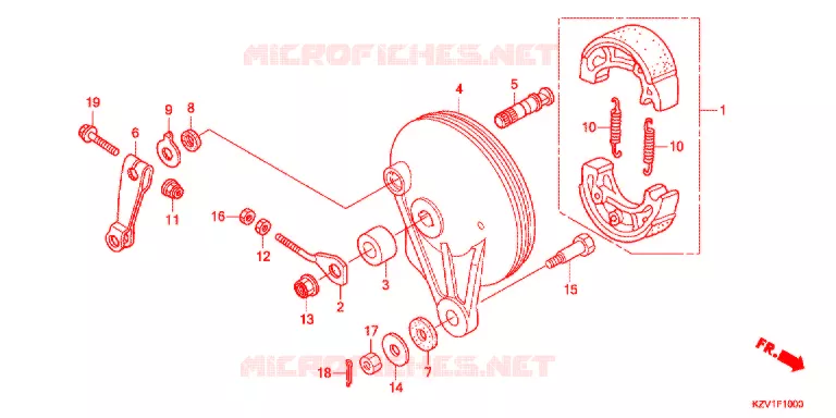 ACHTER REM PANEEL Honda MOTO 110 CUB 2012  NBC110C