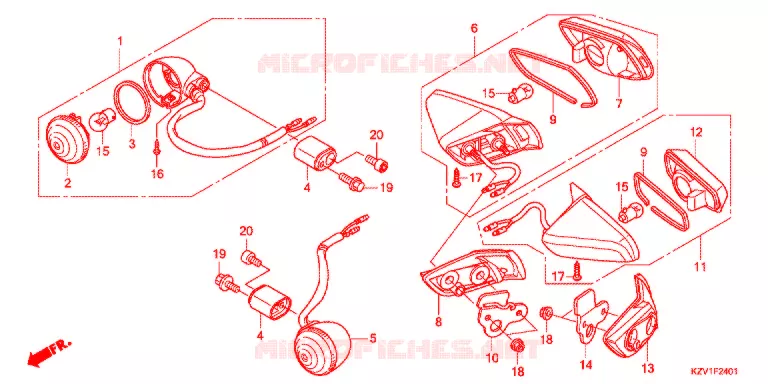 KNIPPERLICHT (NBC110X) Honda MOTO 110 CUB 2013  NBC110XD