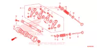 NOKKENAS/KLEP voor Honda NC 700 X ABS 2013