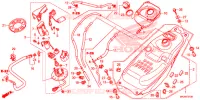 BRANDSTOF TANK/BRANDSTOF POMP voor Honda NC 700 X ABS DCT 2016