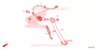 HOOFD STANDAARD/REMPEDAAL voor Honda NC 700 X ABS DCT 2016