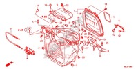 CHASSIS AFDEKKING/BAGAGEBOX/ BAGAGEDRAGER voor Honda NC 700 X 2014