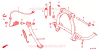HOOFD STANDAARD/REMPEDAAL voor Honda INTEGRA 750 E-PACKAGE 2016