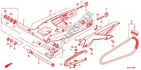 ZWAAI ARM/KETTINGKAST voor Honda INTEGRA 750 E-PACKAGE 2014