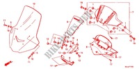 ALUMINIUMKLEURIG INSTRUMENTEN PANEEL voor Honda INTEGRA 750 2014