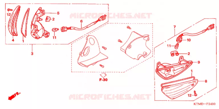 VOOR KNIPPERLICHT Honda MOTO 125 WAVE 2006  ANF125MSS6