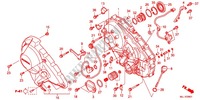 RECHTS KRUKAS AFDEKKING (NC750SD) voor Honda NC 750 S Dual Clutch Transmission 2014