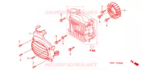 KOELVENTILATOR/RADIATEUR DEKSEL voor Honda RUCKUS 50 2004