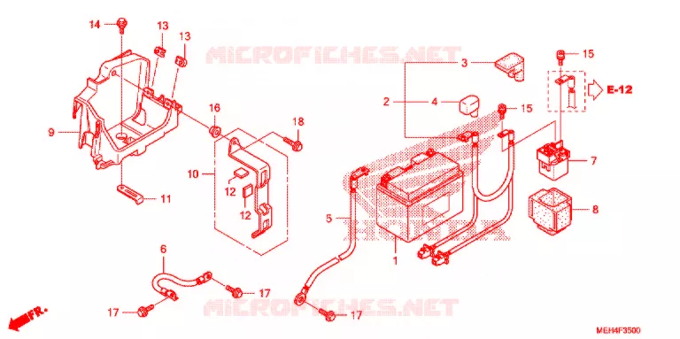 GEREEDSCHAP/ACCUVAK Honda MOTO 700 DN01 2009  NSA700A9