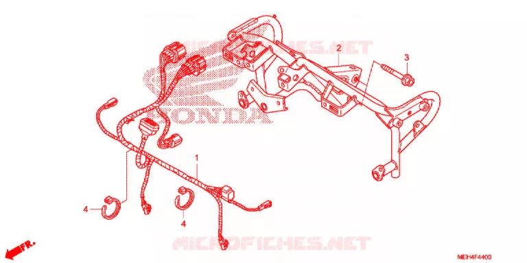 KAP STANG Honda MOTO 700 DN01 2009  NSA700A9