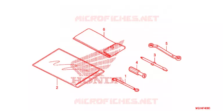 GEREEDSCHAP/ACCUVAK Honda MOTO 700 DN01 2009  NSA700A9