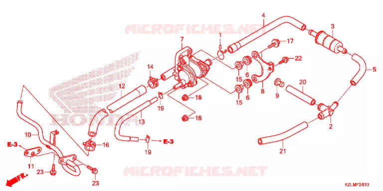 LUCHTZUIGKLEP Honda SCOOTER 110 SPACY 2015  NSC110CSE