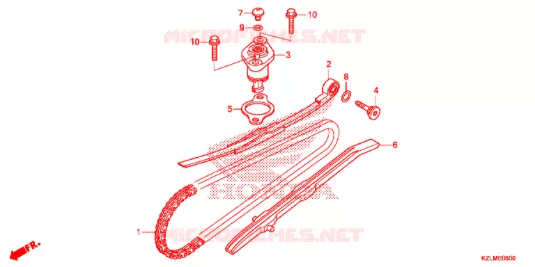 NOK KETTING/SPANNER Honda SCOOTER 110 SPACY 2014  NSC110CSE