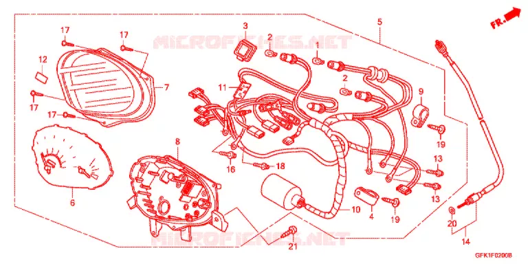 COMBINATIEMETER Honda SCOOTER 50 DIO 2013  NSC50SHE