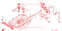 BRANDSTOF TANK/BRANDSTOF POMP voor Honda JULIO 50 2000