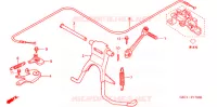 STANDAARD/KICKSTARTER ARM voor Honda JULIO 50 2000
