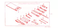 GEREEDSCHAP/ACCUVAK voor Honda STEED 400 J/B 2001