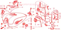 BRANDSTOF TANK/BRANDSTOF POMP voor Honda SHADOW 750 1998