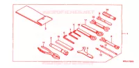 GEREEDSCHAP/ACCUVAK voor Honda SHADOW 750 1998
